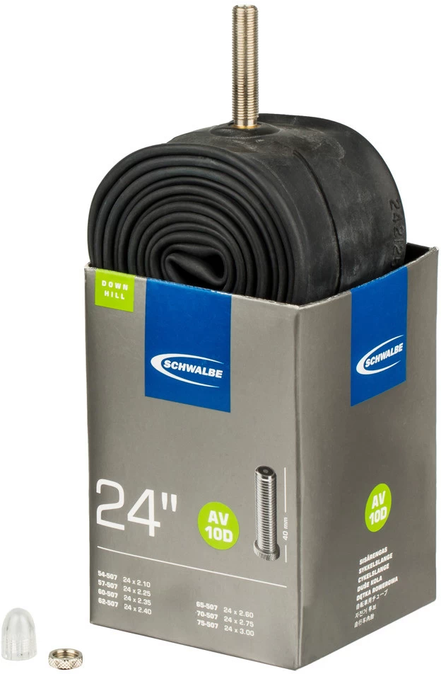Schwalbe Chambre à Air 10D Pour 24" 3 Schwalbe Chambre à Air 10D Pour 24"