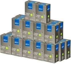 Schwalbe Chambre à Air 13 Pour 26" - 25 Pièces 8 Schwalbe Chambre à Air 13 Pour 26" - 25 Pièces -Fournitures Pour Vélos 155509
