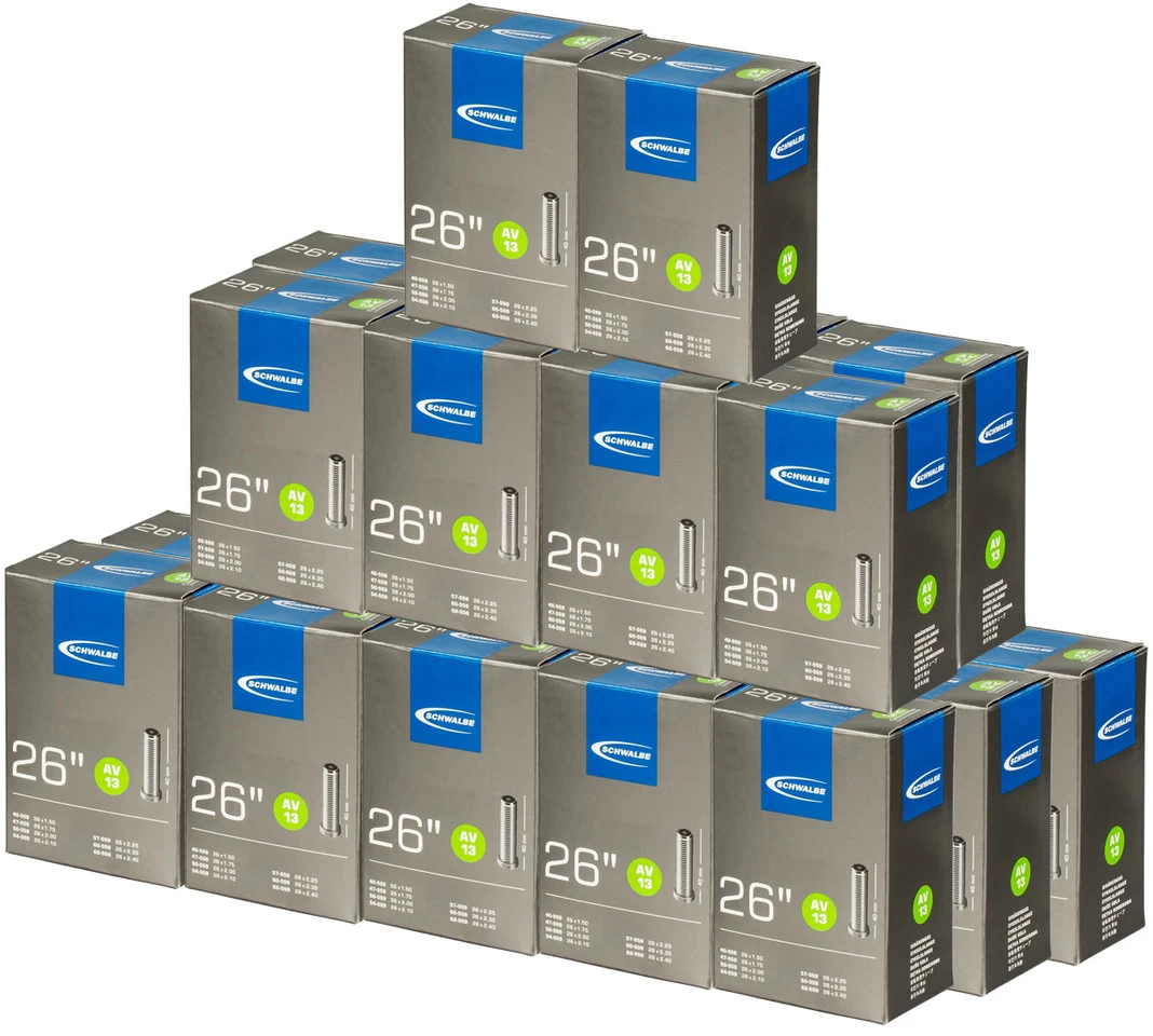 Schwalbe Chambre à Air 13 Pour 26" - 25 Pièces 5 Schwalbe Chambre à Air 13 Pour 26" - 25 Pièces – Image 3