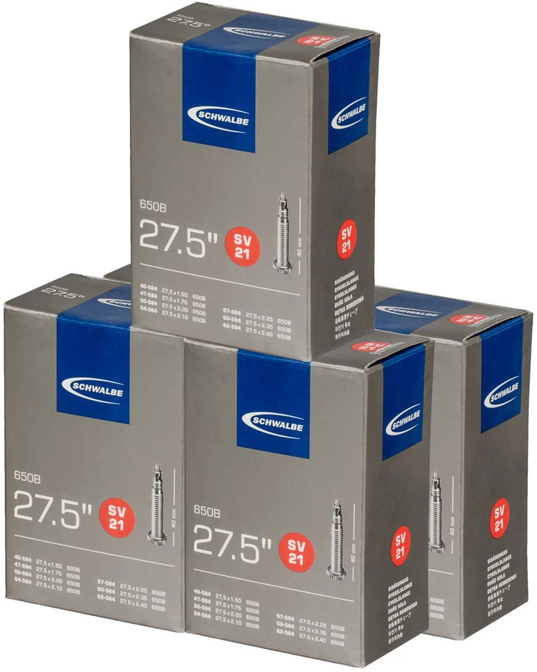 Schwalbe Chambre à Air 21 Pour 27,5" - 5 Pièces 3 Schwalbe Chambre à Air 21 Pour 27,5" - 5 Pièces