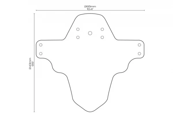 All-mountain-style Garde-Boue Avant All Mountain Style Bear Noir 5 All-mountain-style Garde-Boue Avant All Mountain Style Bear Noir – Image 3