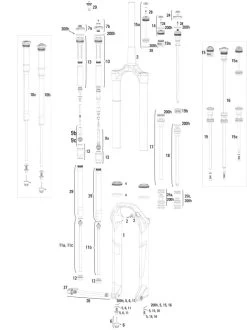 ROCKSHOX Pièces Détachées Pike (A1-A2 / 2014-2017) 26"