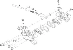 AVID Pièces Détachées Pour Étrier De Frein Code 5/Code 7/Code (2008-2010)