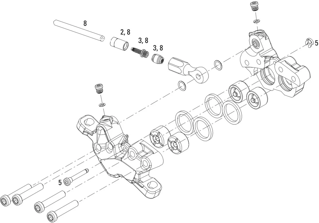 AVID Pièces Détachées Pour Étrier De Frein Code 5/Code 7/Code (2008-2010) 3 AVID Pièces Détachées Pour Étrier De Frein Code 5/Code 7/Code (2008-2010)