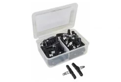 PORTE PATIN FREIN VTT A VIS SYMETRIC NEWTON 70mm NOIR (COFFRET DE 25 PAIRES)