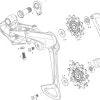 SRAM Pièces Détachées Pour Dérailleur Arrière XX1 / X01 Eagle 1x12 -Fournitures Pour Vélos 218807