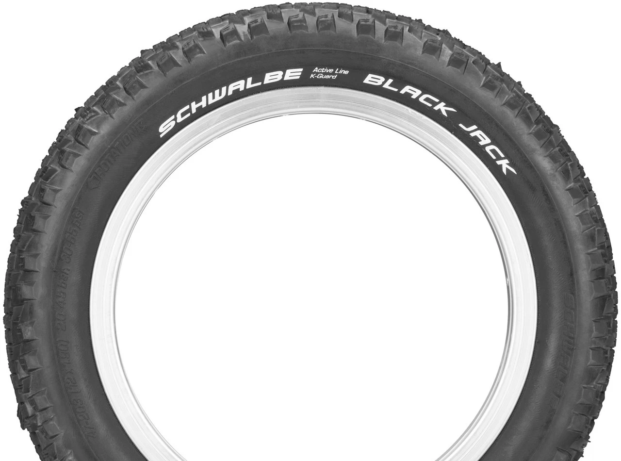 Schwalbe Pneu Rigide Black Jack 12" 4 Schwalbe Pneu Rigide Black Jack 12" – Image 2