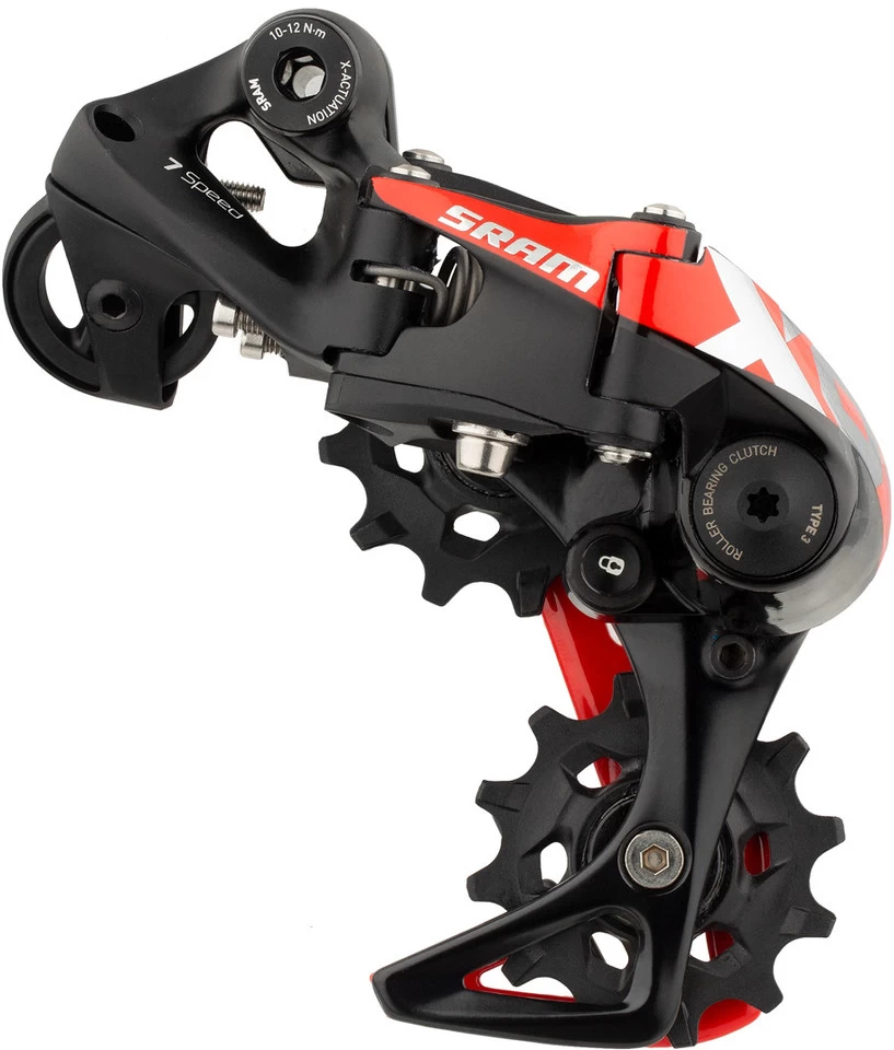 SRAM Dérailleur Arrière X01 DH 7 Vitesses 3 SRAM Dérailleur Arrière X01 DH 7 Vitesses