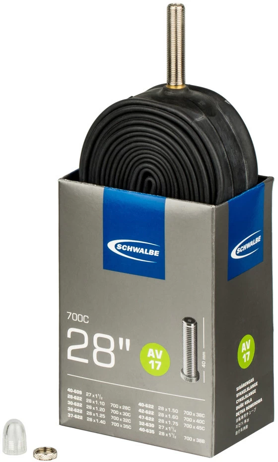 Schwalbe Chambre à Air 17 Pour 28" 3 Schwalbe Chambre à Air 17 Pour 28"