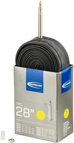 Schwalbe Chambre à Air 17 Pour 28" 10 Schwalbe Chambre à Air 17 Pour 28" -Fournitures Pour Vélos 271515