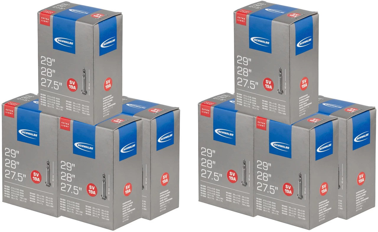 Schwalbe Chambre à Air 19A Extralight Pour 27,5" / 28" / 29" - 10 Pièces 3 Schwalbe Chambre à Air 19A Extralight Pour 27,5" / 28" / 29" - 10 Pièces
