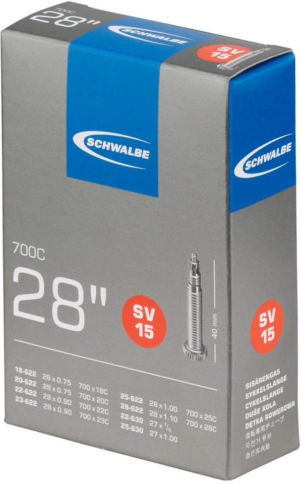 Schwalbe Chambre à Air 15 Pour 28" - 10 Pièces 4 Schwalbe Chambre à Air 15 Pour 28" - 10 Pièces – Image 2