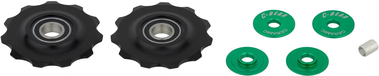 Galets De Dérailleur Delrin® Shimano/SRAM 10/11 Vitesses 4 Galets De Dérailleur Delrin® Shimano/SRAM 10/11 Vitesses – Image 2