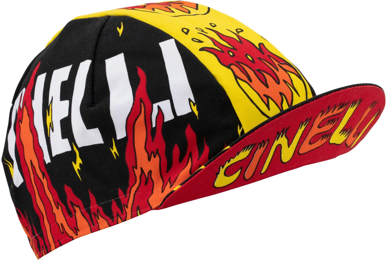 Cinelli Casquette Cycliste Ana Benaroya Fire 4 Cinelli Casquette Cycliste Ana Benaroya Fire – Image 2