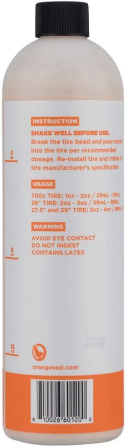 Orange-seal Fluide D'Étanchéité Subzero Sealant -Fournitures Pour Vélos 325060
