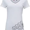 T-Shirt Pour Dames Women White -Fournitures Pour Vélos 341938