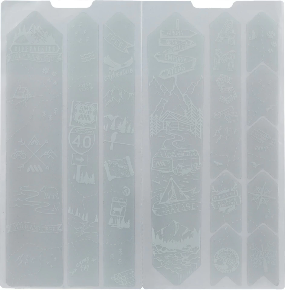 All-mountain-style Autocollants Protège-Cadre Frame Guard Gravel/Road 5 All-mountain-style Autocollants Protège-Cadre Frame Guard Gravel/Road – Image 3