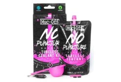 Préventif Muc-Off Anti-Crevaison 140mL + Dosette + Démonte Obus + Lampe UV